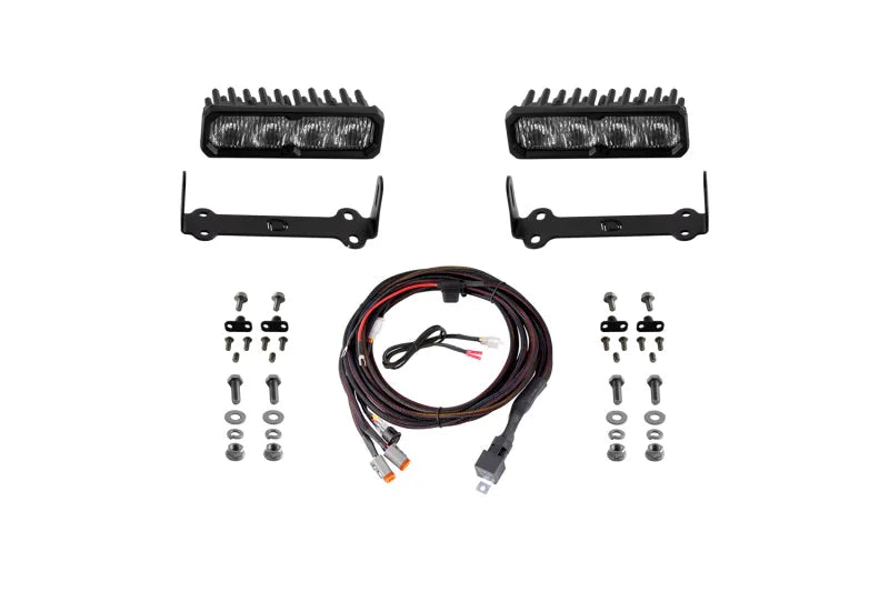 Diode Dynamics SS6 Max LED Kit White Fog 6000K fits 2014-2024 Toyota 4RUNNER - Main Product View