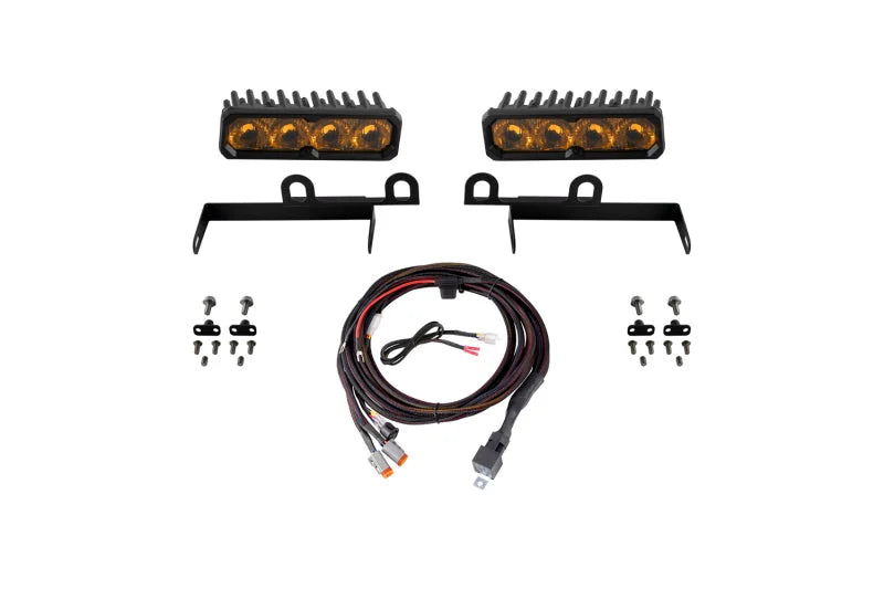 Diode Dynamics SS6 Max LED Kit Yellow Driving 3000K fits 2013-2018 Ram 1500 - Main Product View
