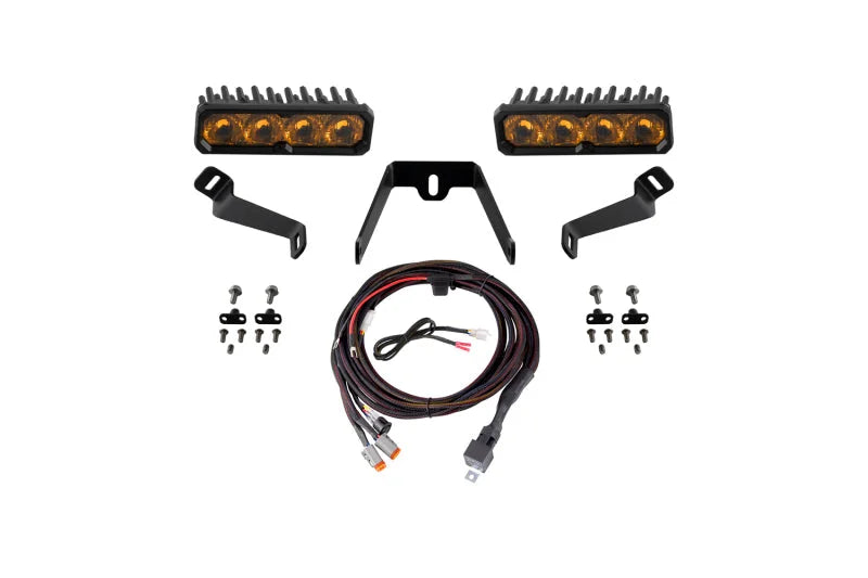 Diode Dynamics SS6 Max LED Kit Yellow Driving 3000K fits 2015-2017 Subaru WRX - Main Product View