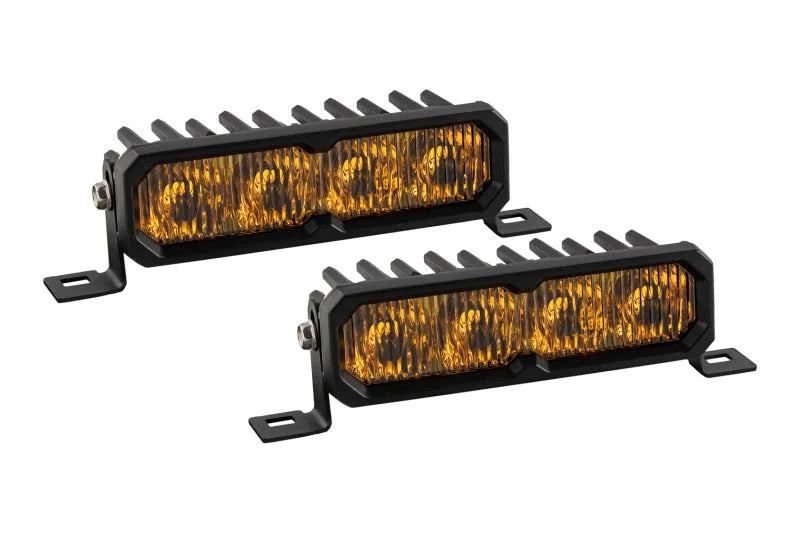 Diode Dynamics SS6 Max Yellow Fog Standard ABL (pair) 3000K - Main Product View
