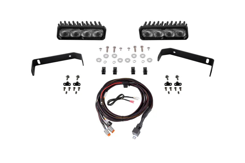 Diode Dynamics SS6 Pro LED Kit White Fog 6000K fits 2019-2021 Ford Ranger / 2019-2021 Ford Ranger Lariat - Main Product View