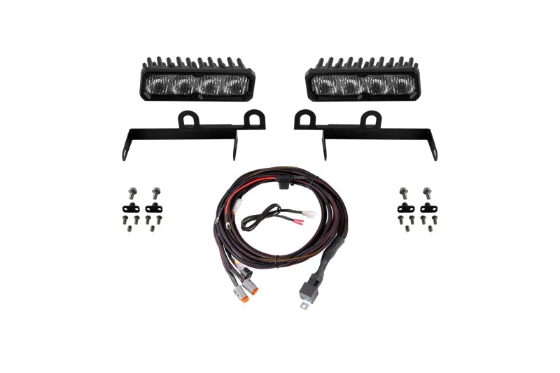 Diode Dynamics SS6 Sport LED Kit White Fog 6000K fits 2013-2018 Ram 1500 - Main Product View