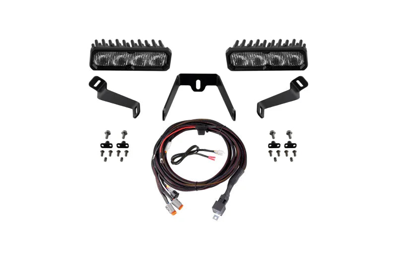Diode Dynamics SS6 Sport LED Kit White Fog 6000K fits 2015-2017 Subaru WRX - Main Product View