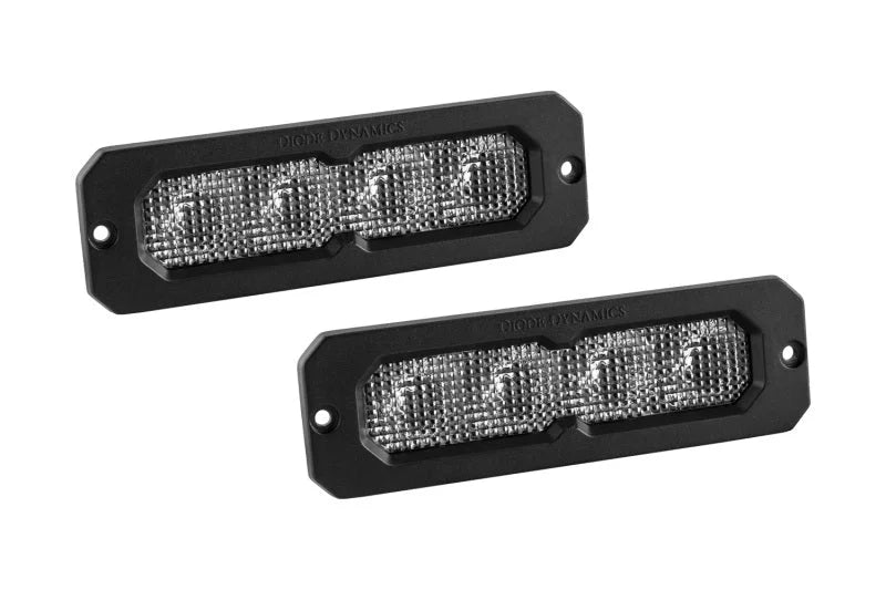 Diode Dynamics SS6 Sport White Flood Flush RBL (pair) 6000K - Main Product View