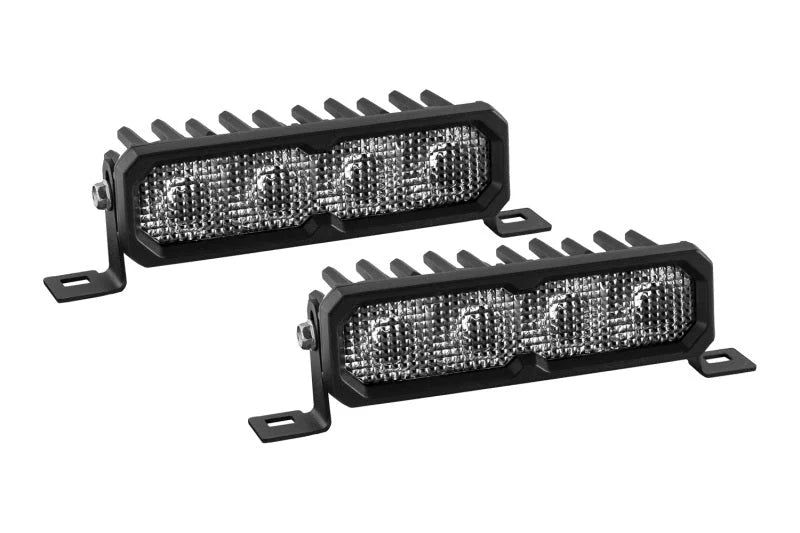 Diode Dynamics SS6 Sport White Flood Standard RBL (pair) 6000K - Main Product View