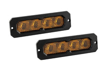 Load image into Gallery viewer, Diode Dynamics SS6 Sport Yellow Flood Flush ABL (pair) 3000K - Main Product View
