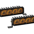 Load image into Gallery viewer, Diode Dynamics SS6 Sport Yellow Flood Standard ABL (pair) 3000K - Main Product View