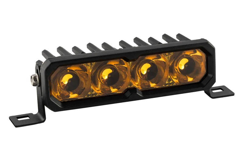 Diode Dynamics SS6 Sport Yellow Spot Standard ABL (single) 3000K - Main Product View