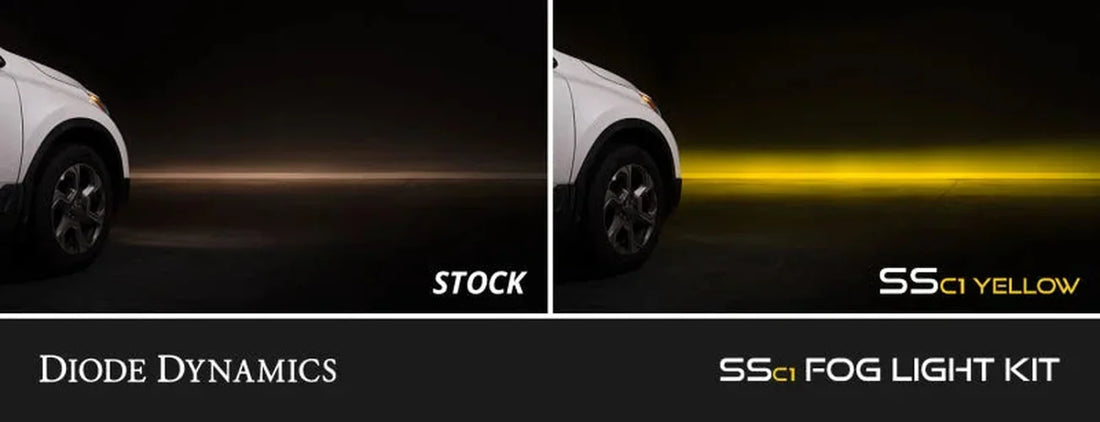 Diode Dynamics SSC1 Type G4M LED Fog Light Kit White SAE Fog - Installation View