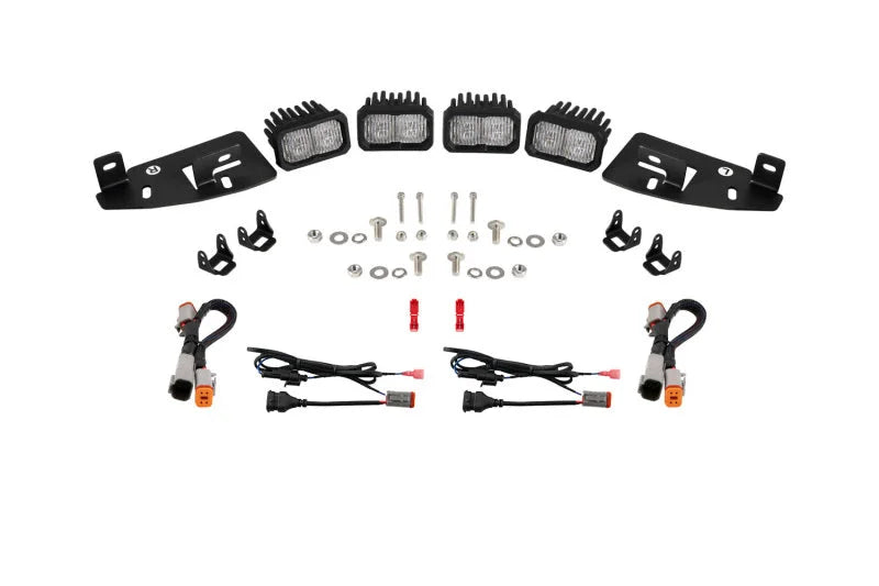 Diode Dynamics SSC2 LED Fog Pocket Kit for 2019-Present Ram - White Sport - Main Product View
