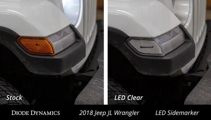 Diode Dynamics Sidemarkers Clear fits 2020-2024 Jeep Gladiator / Wrangler - Additional View 8