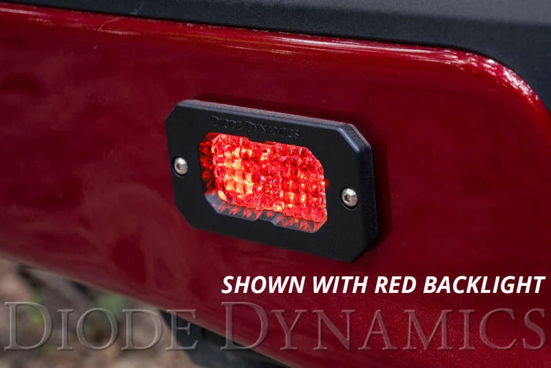 Diode Dynamics Stage Series 2 In LED Pod Sport - White Flood Flush RBL (Pair) - Additional View 7