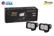 Load image into Gallery viewer, Diode Dynamics Stage Series 2 In LED Pod Sport - White Flood Standard RBL (Pair) - Back View