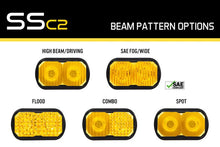 Load image into Gallery viewer, Diode Dynamics Stage Series 2 In Lens Flood - Yellow - Back View