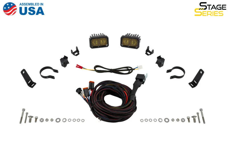 Diode Dynamics Stage Series 2 In Roll Bar Chase Light Kit SSC2 Pro - Yellow (Pair) - Additional View 6