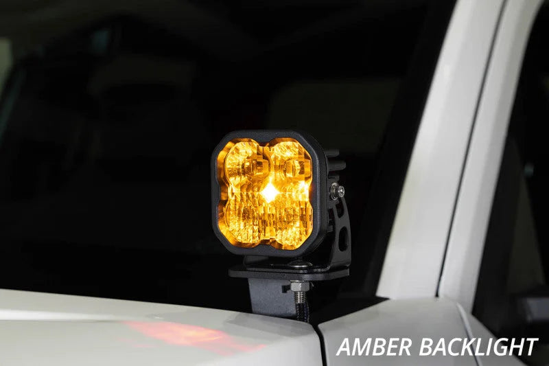Diode Dynamics Stage Series 2in LED Ditch Light Kit for 2024+ Toyota Tacoma- Sport White Combo - Installation View