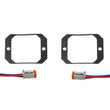Load image into Gallery viewer, Diode Dynamics Stage Series C1 Flush Mount Mounting Kit Each - Installation View