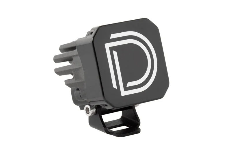 Diode Dynamics Stage Series C1 LED Pod Cover Black Each - Side View