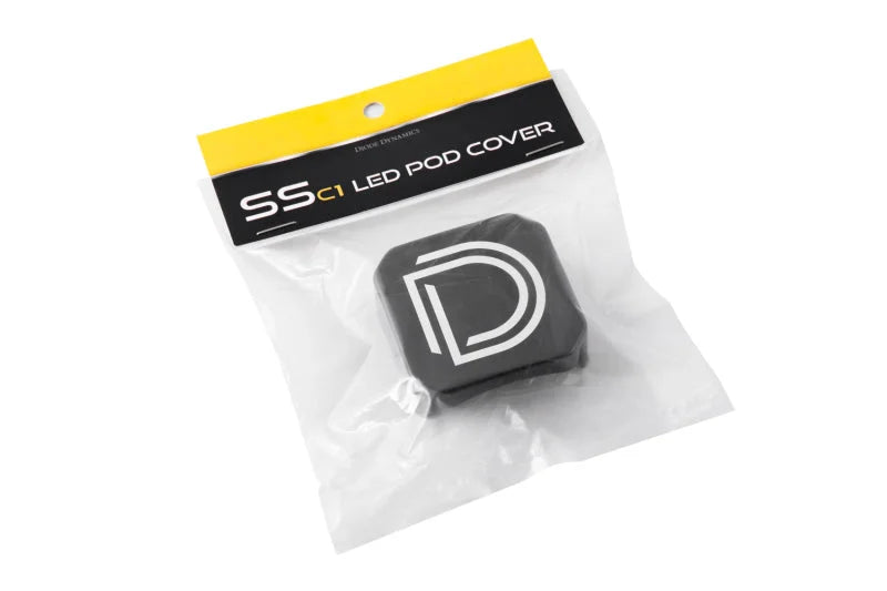 Diode Dynamics Stage Series C1 LED Pod Cover Black Each - Back View