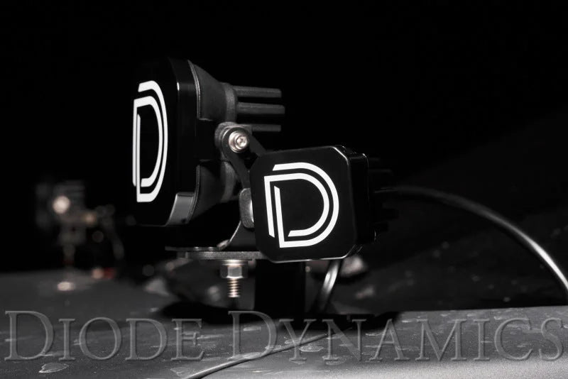 Diode Dynamics Stage Series C1 LED Pod Cover Black Each - Installation View