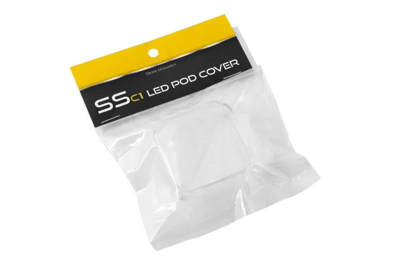 Diode Dynamics Stage Series C1 LED Pod Cover Clear Each - Back View