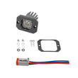 Load image into Gallery viewer, Diode Dynamics Stage Series C1 LED Pod Pro - White Flood Flush RBL Each - Back View