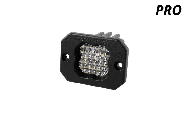 Diode Dynamics Stage Series C1 LED Pod Pro - White Flood Flush RBL Each - Additional View 8