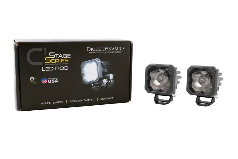 Diode Dynamics Stage Series C1 LED Pod Pro - White Spot Standard ABL (Pair) - Additional View 5