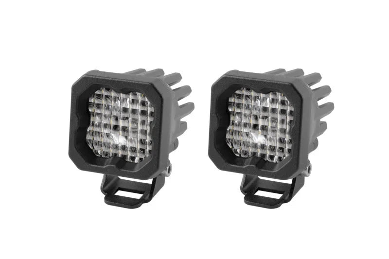 Diode Dynamics Stage Series C1 LED Pod Pro - White Wide Standard ABL (Pair) - Main Product View