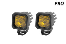 Load image into Gallery viewer, Diode Dynamics Stage Series C1 LED Pod Pro - Yellow Spot Standard ABL (Pair) - Back View