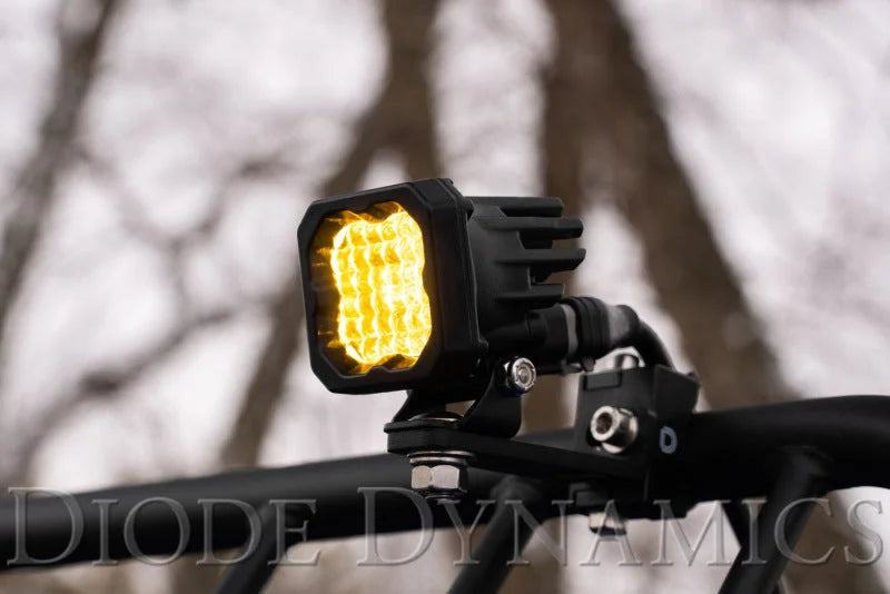 Diode Dynamics Stage Series C1 LED Pod Pro - Yellow Spot Standard ABL Each - Additional View 6