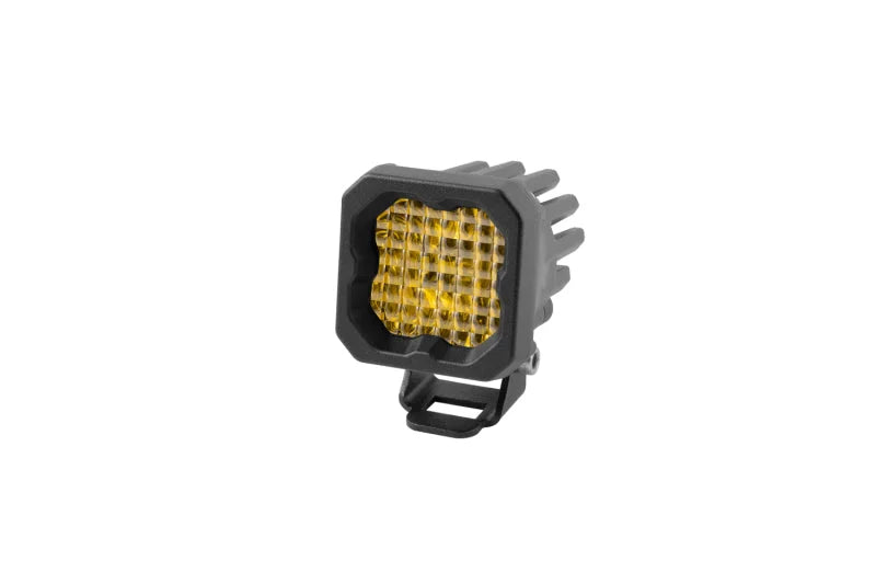 Diode Dynamics Stage Series C1 LED Pod Pro - Yellow Wide Standard ABL Each - Main Product View