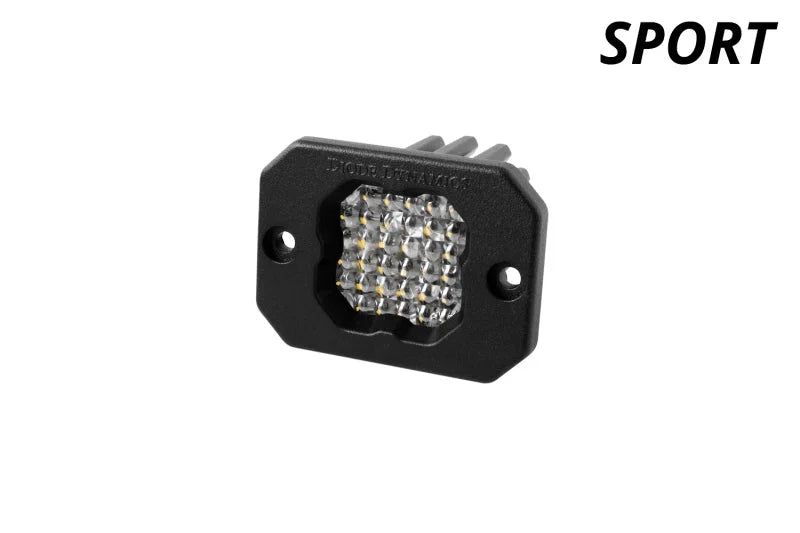 Diode Dynamics Stage Series C1 LED Pod Sport - White Flood Flush RBL Each - Additional View 9