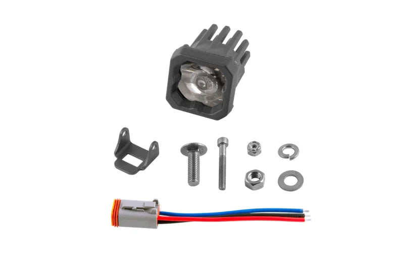 Diode Dynamics Stage Series C1 LED Pod Sport - White Flood Standard RBL Each - Additional View 9