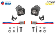 Load image into Gallery viewer, Diode Dynamics Stage Series C1 LED Pod Sport - White Spot Standard ABL (Pair) - Back View