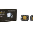 Load image into Gallery viewer, Diode Dynamics Stage Series C1 LED Pod Sport - Yellow Flood Flush ABL (Pair) - Side View