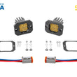 Load image into Gallery viewer, Diode Dynamics Stage Series C1 LED Pod Sport - Yellow Flood Flush ABL (Pair) - Additional View 5