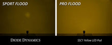 Load image into Gallery viewer, Diode Dynamics Stage Series C1 LED Pod Sport - Yellow Flood Flush ABL (Pair) - Additional View 8