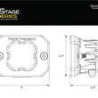 Load image into Gallery viewer, Diode Dynamics Stage Series C1 LED Pod - White SAE Fog Flush ABL Each - Side View