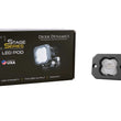 Load image into Gallery viewer, Diode Dynamics Stage Series C1 LED Pod - White SAE Fog Flush ABL Each - Back View