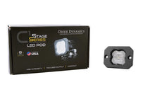 Load image into Gallery viewer, Diode Dynamics Stage Series C1 LED Pod - White SAE Fog Flush ABL Each - Back View