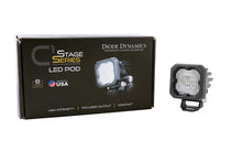 Load image into Gallery viewer, Diode Dynamics Stage Series C1 LED Pod - White SAE Fog Standard ABL Each - Side View