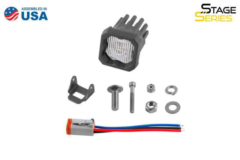 Diode Dynamics Stage Series C1 LED Pod - White SAE Fog Standard ABL Each - Installation View