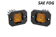 Load image into Gallery viewer, Diode Dynamics Stage Series C1 LED Pod - Yellow SAE Fog Flush ABL (Pair) - Installation View