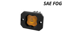 Load image into Gallery viewer, Diode Dynamics Stage Series C1 LED Pod - Yellow SAE Fog Flush ABL Each - Back View