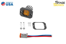 Load image into Gallery viewer, Diode Dynamics Stage Series C1 LED Pod - Yellow SAE Fog Flush ABL Each - Additional View 5