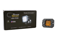 Load image into Gallery viewer, Diode Dynamics Stage Series C1 LED Pod - Yellow SAE Fog Flush ABL Each - Additional View 6