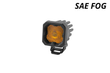 Load image into Gallery viewer, Diode Dynamics Stage Series C1 LED Pod - Yellow SAE Fog Standard ABL Each - Side View