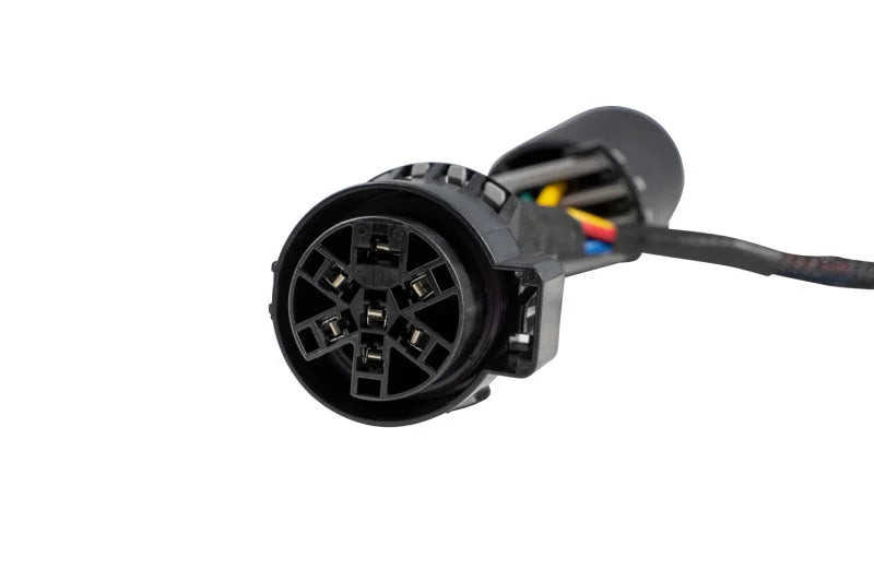 Diode Dynamics Stage Series C1R 7-pin Dual-Output Trailer Wiring Harness - Side View