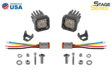 Load image into Gallery viewer, Diode Dynamics Stage Series C1R - White Flood Standard LED Pod (Pair) - Side View